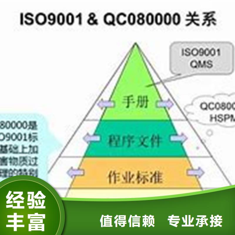 QC080000认证AS9100认证价格透明同城生产商