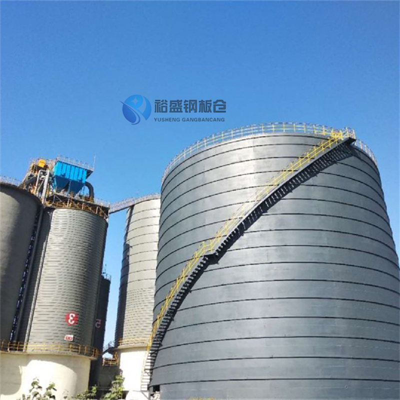 定制大型物料钢板仓的基地