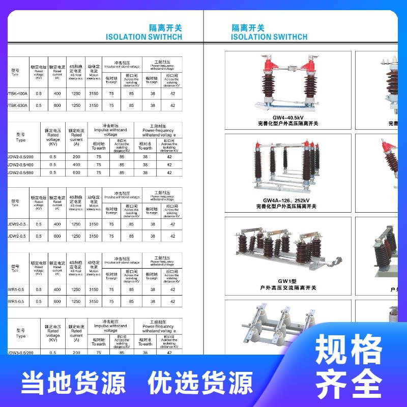 高压隔离开关隔离开关厂家满足多种行业需求厂家货源