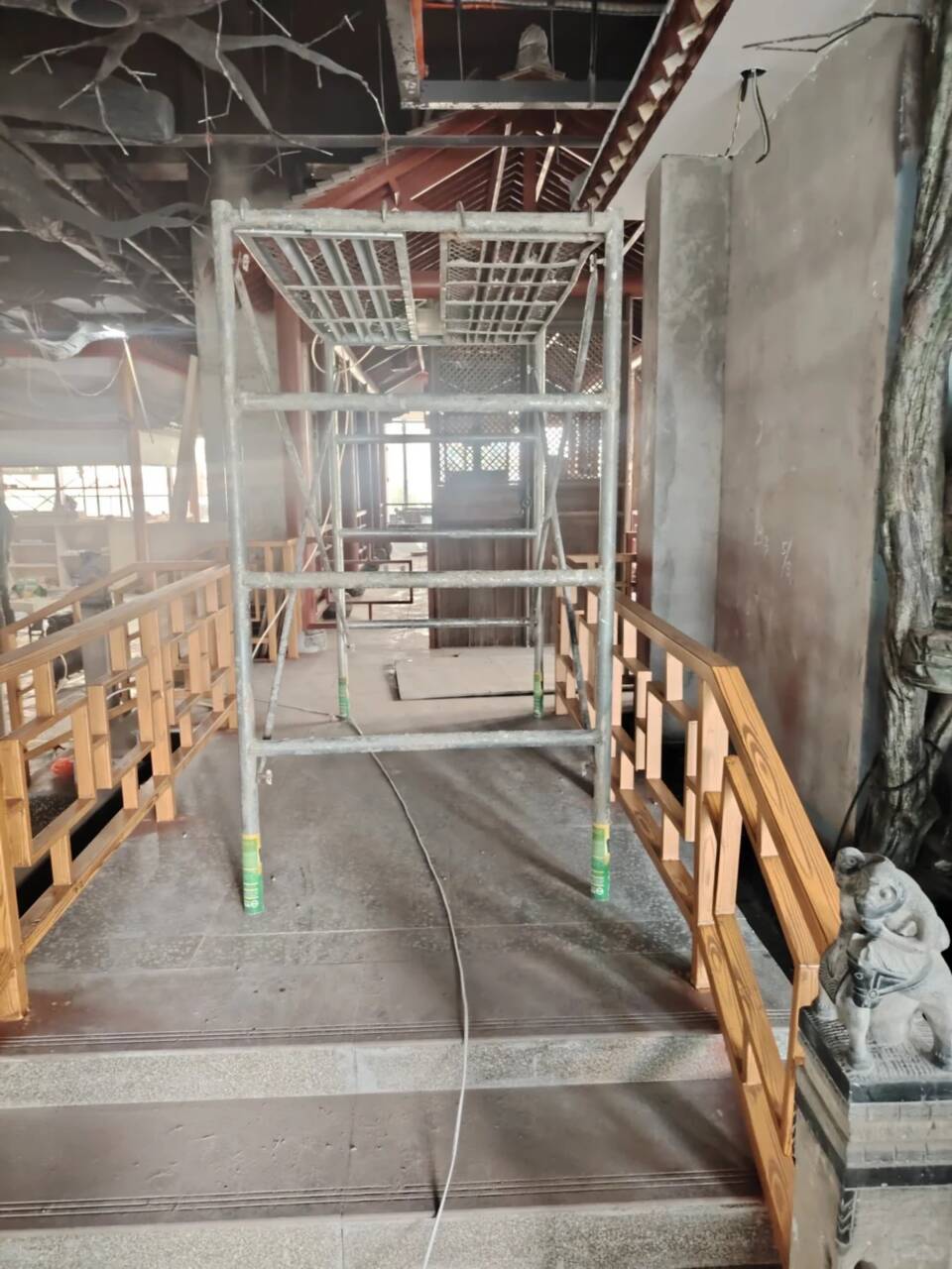 廊架长廊木纹漆，钢结构金属面木纹漆，仿木纹漆施工多少钱