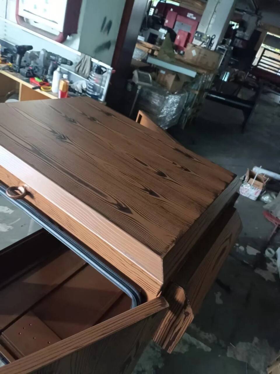 定方钢圆管木纹漆厂家施工
