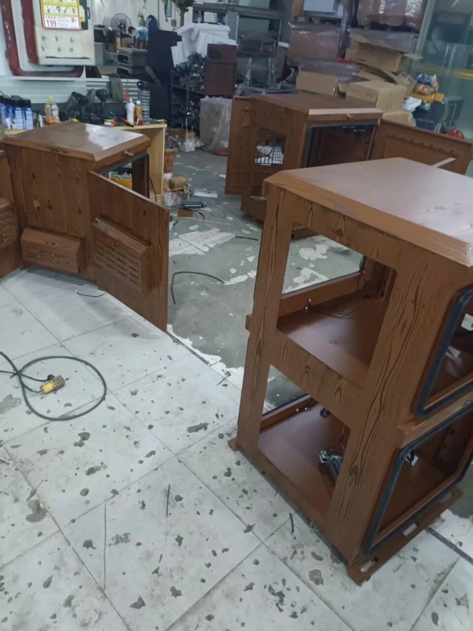 生态复古木纹漆，方钢圆管木纹漆，艺术涂料施工多少钱