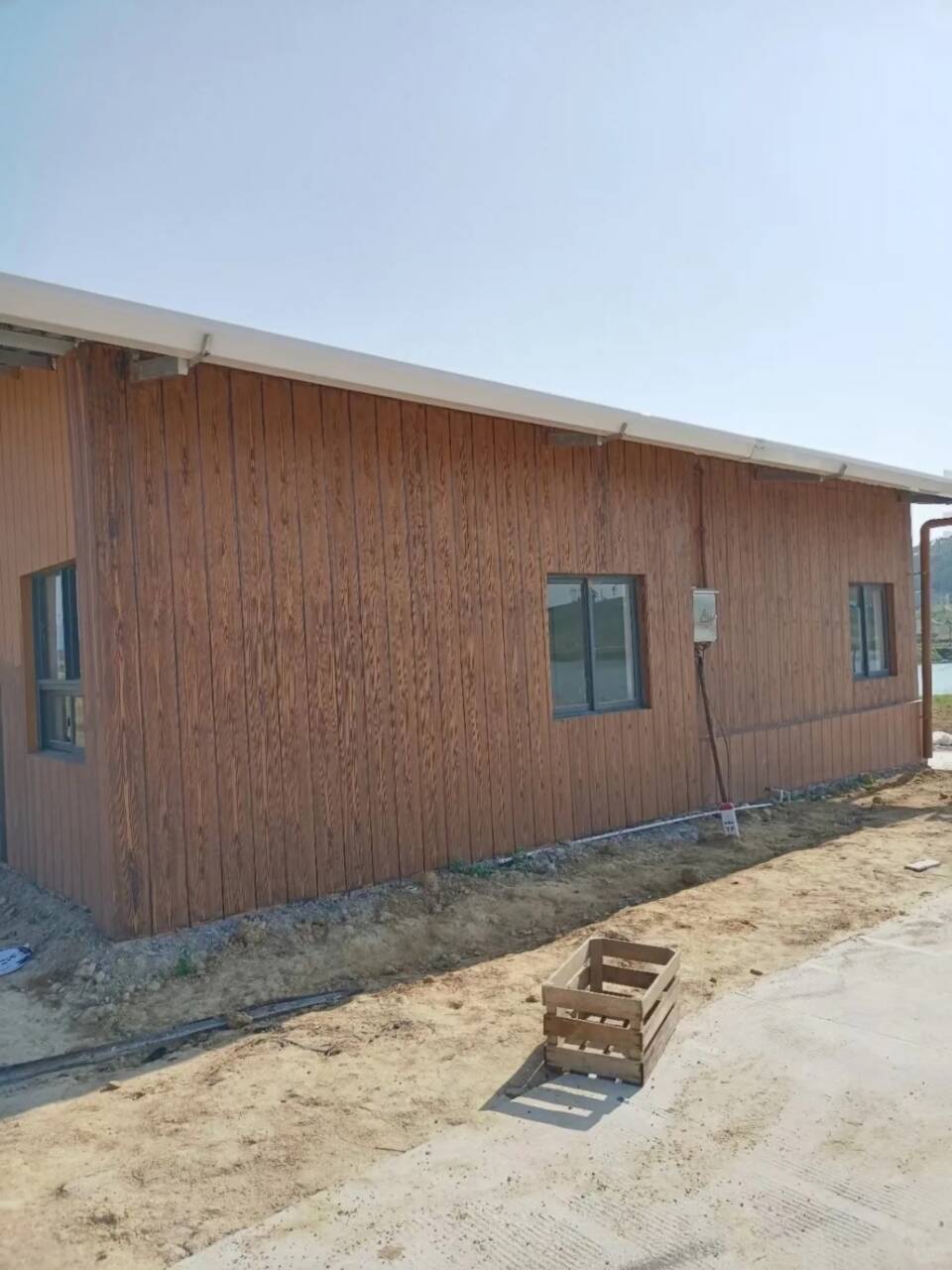 廊架长廊木纹漆，钢结构金属面木纹漆，仿木纹漆施工多少钱