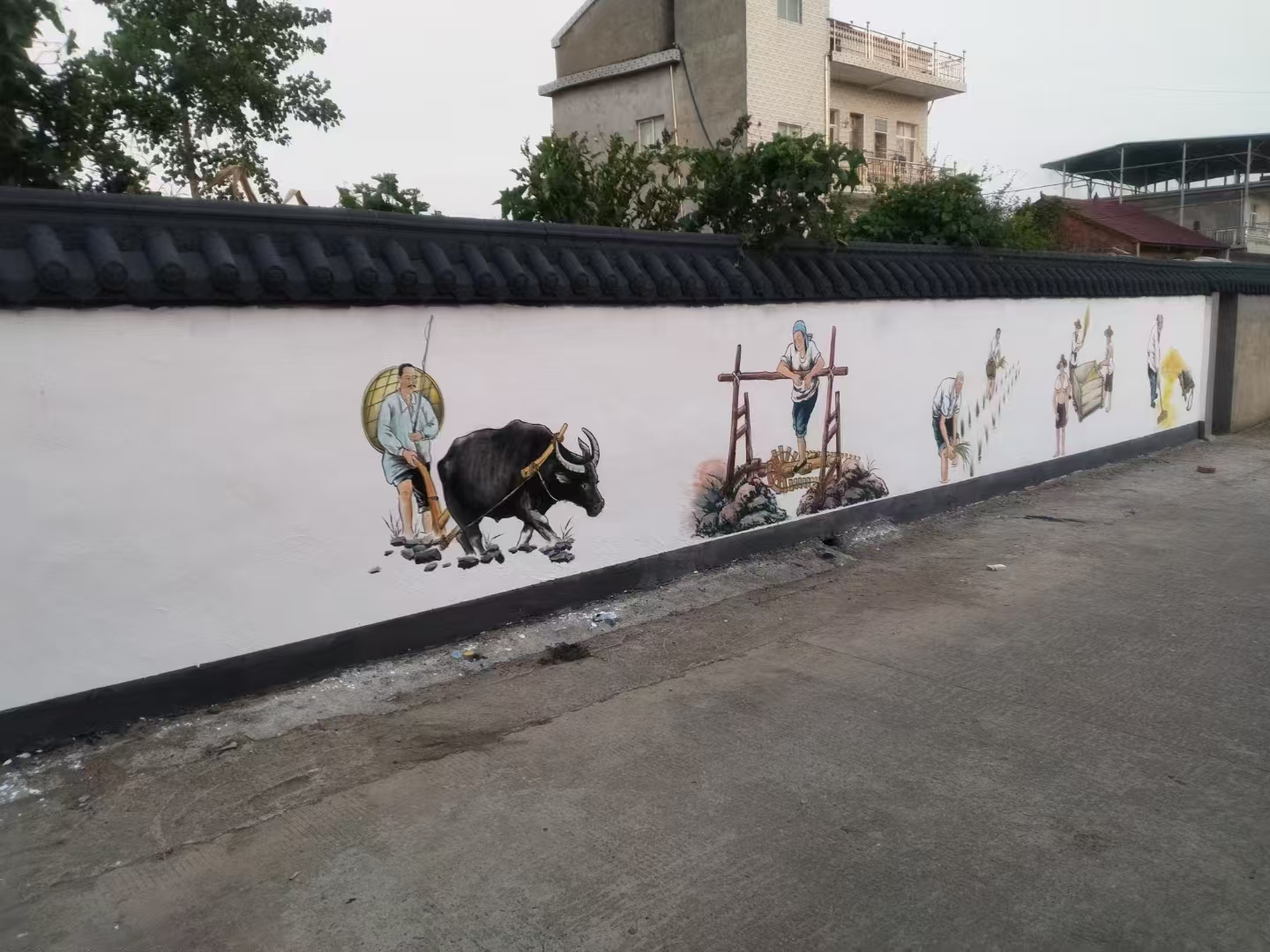 乡村振兴墙绘彩绘壁画团队
