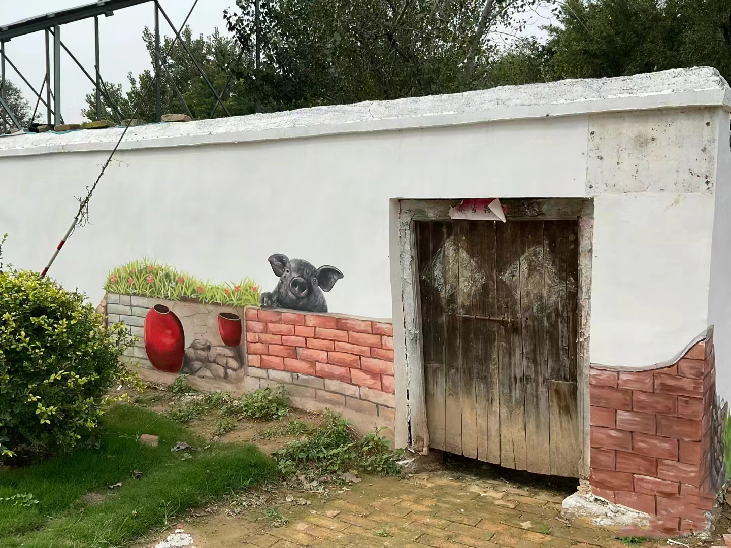 外墙彩绘手绘墙绘画涂鸦公司