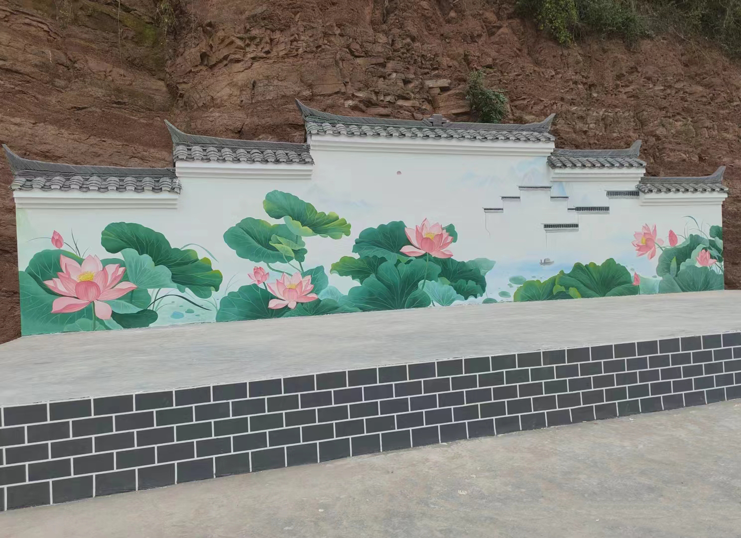 外墙彩绘手绘墙绘画涂鸦团队