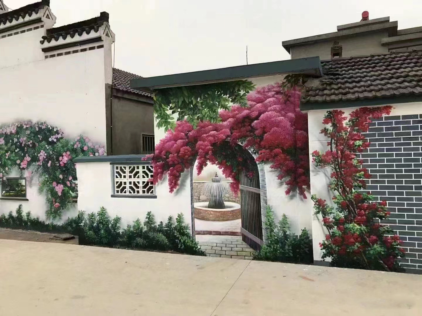 文化墙彩绘手绘墙绘画工作室