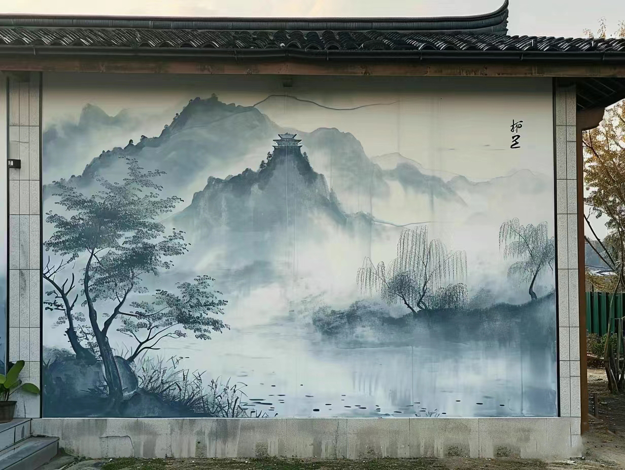 文昌市墙面彩绘墙体手绘壁画师工作室