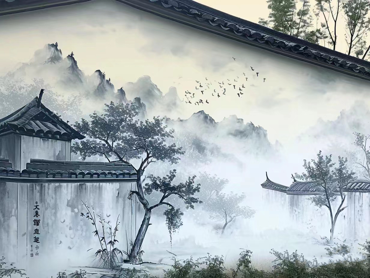 外墙彩绘手绘墙绘画涂鸦团队