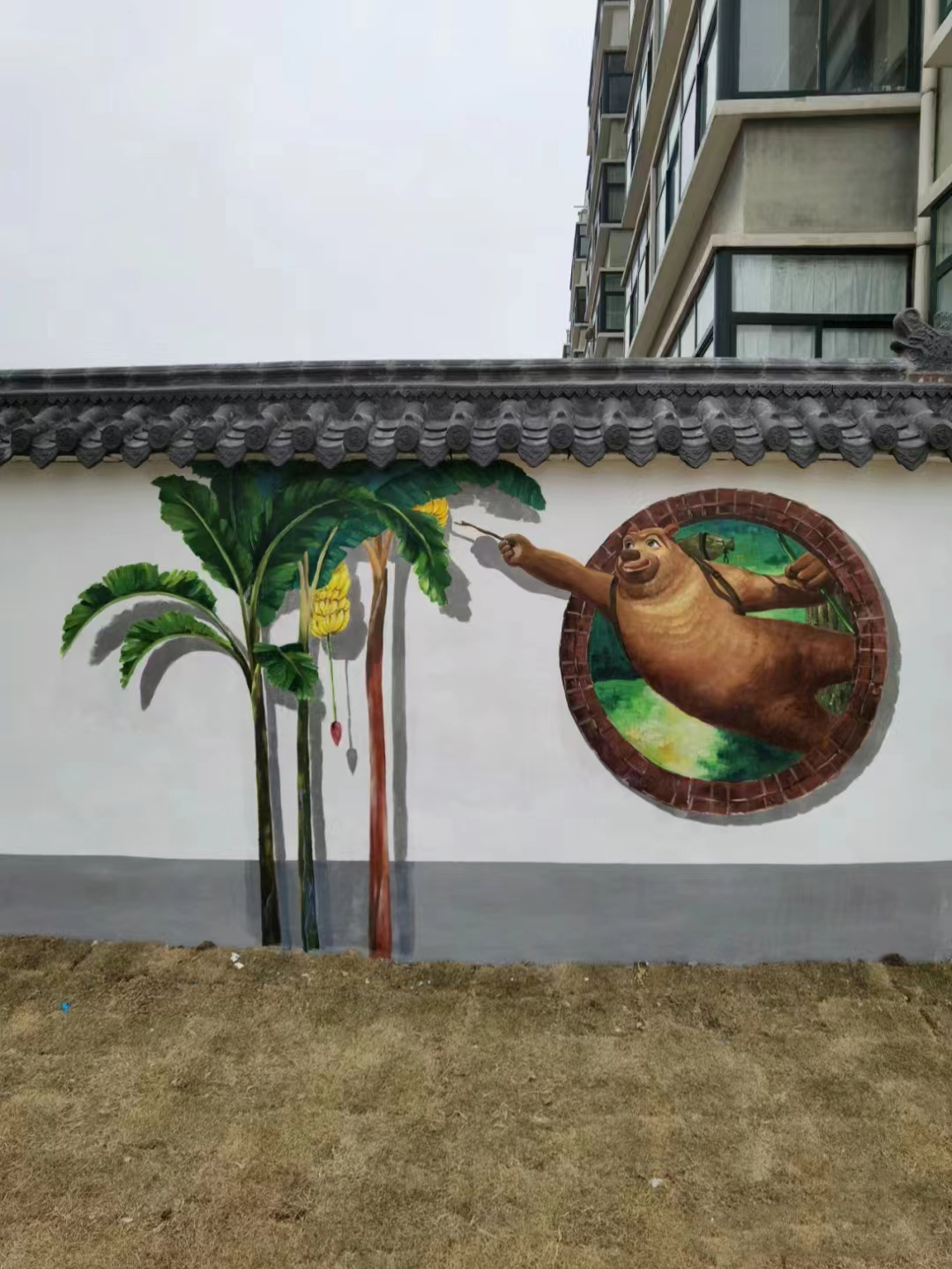 外墙彩绘手绘墙绘画涂鸦公司