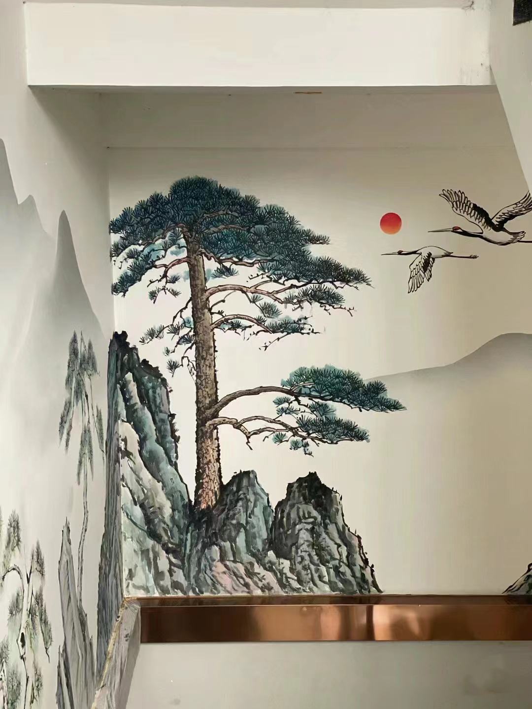 墙面彩绘墙体手绘壁画师团队