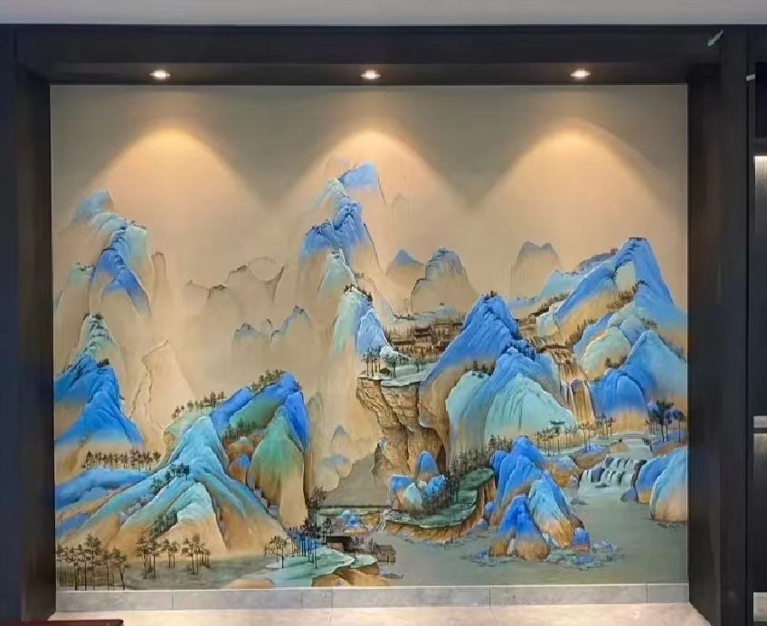 文化墙彩绘手绘墙绘画工作室
