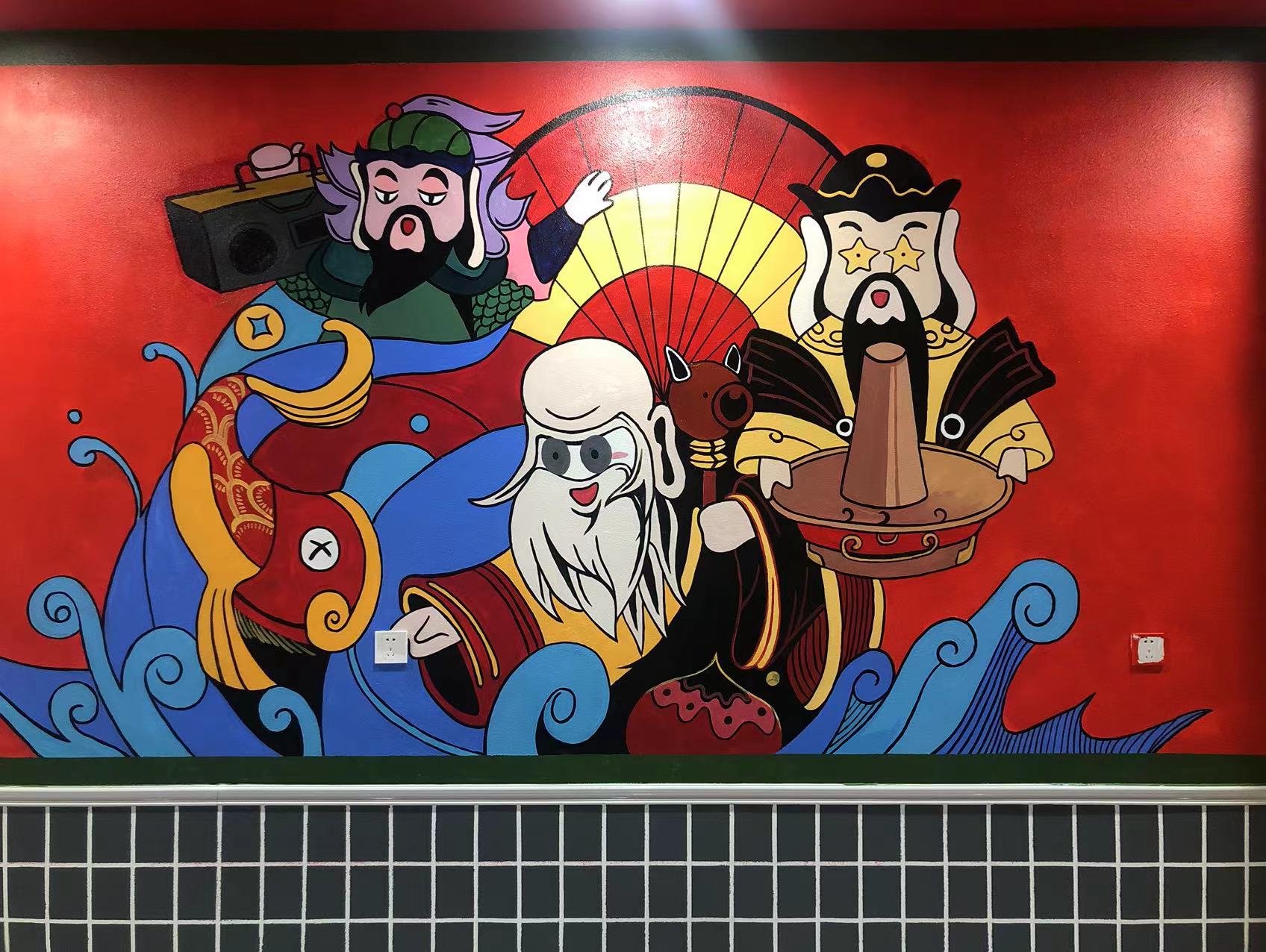 墙绘壁画手绘涂鸦绘画工作室