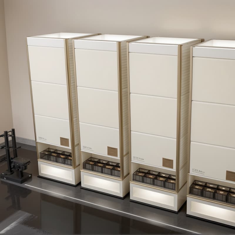 南京28米高跨多楼层立体升降柜价格行情星龙