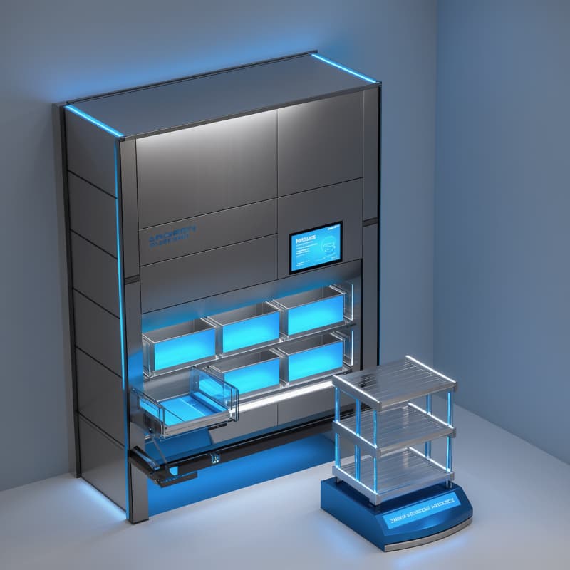 张掖智能回转药品柜厂家星龙品牌