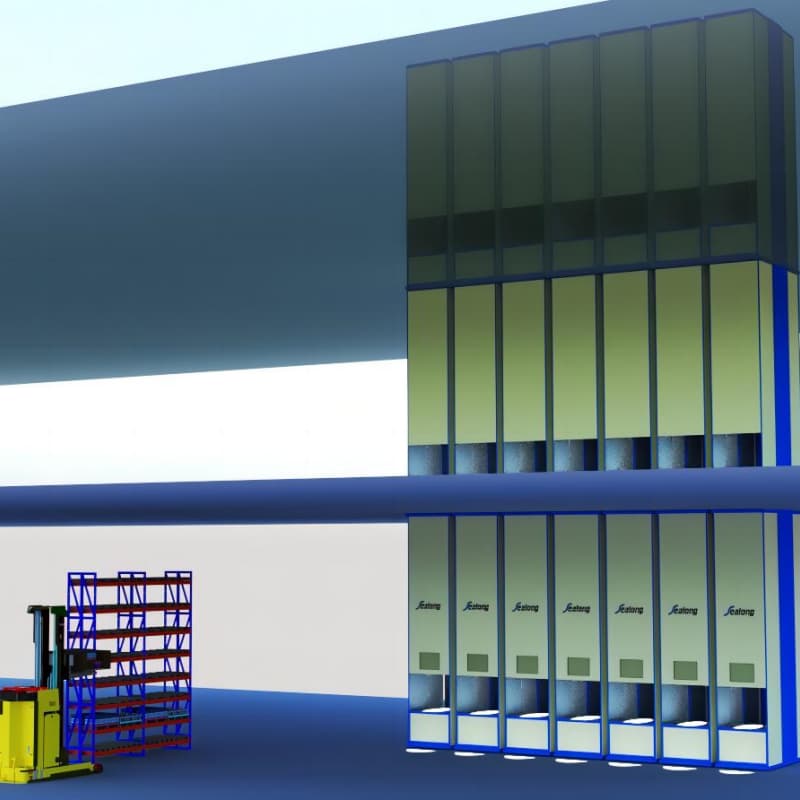 黄冈水平回转高密度存储自动化快递驿站工厂直销星龙牌